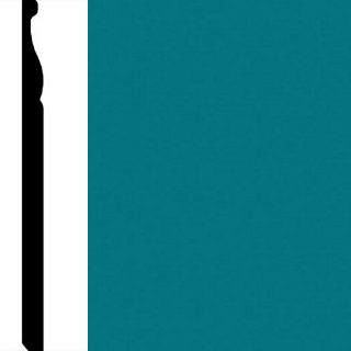 Picture of Burke - Edge Effects Regal 5 1/4 Wall Base Peacock