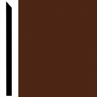 Picture of Burke - Edge Effects Simple 4 1/4 - 3/8 Thick Wall Base Brown