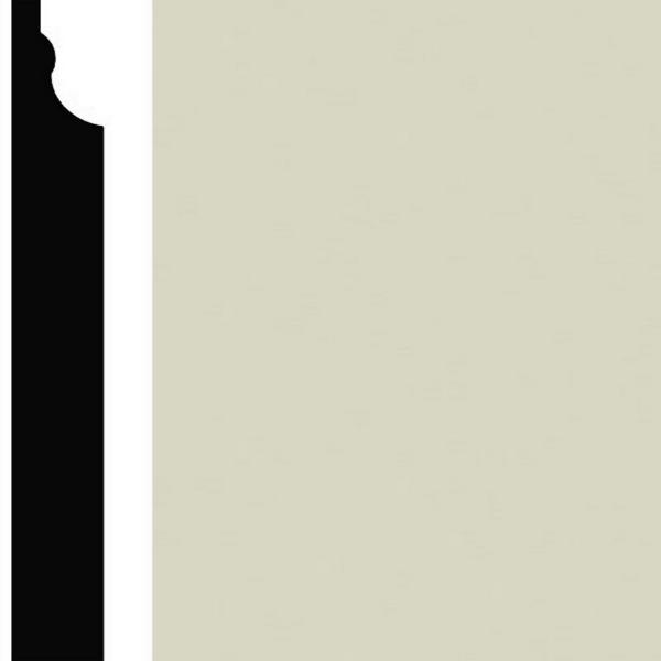 Picture of Burke - Edge Effects Illusion 3 1/4 Off White