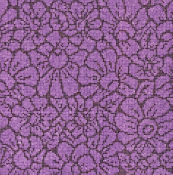 Picture of Bisazza Mosaico - Decori 10 - Graphic Flowers Purple