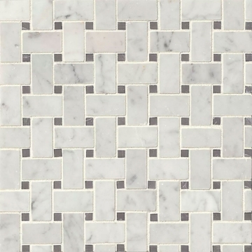 Picture of Bedrosians - Marble Stone Mosaic Basketweave Essex