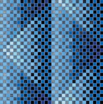 Picture of Bisazza Mosaico - Decori 20 - Pyramid Blue