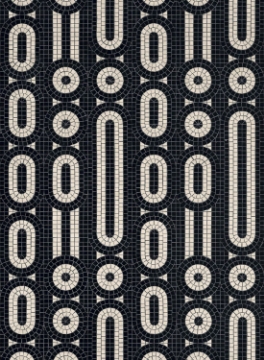 Picture of Bisazza Mosaico - Marmosaico Beat Black