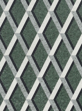 Picture of Bisazza Mosaico - Marmosaico Borgonuovo Verde