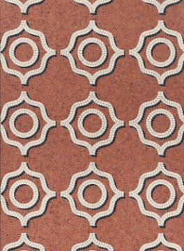 Picture of Bisazza Mosaico - Marmosaico Coronaro Rosso