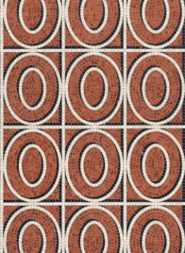 Picture of Bisazza Mosaico - Marmosaico Montenapoleone Rosso