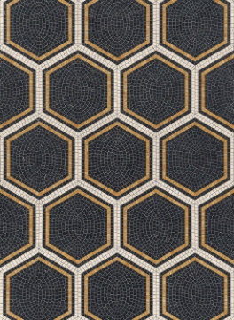 Picture of Bisazza Mosaico - Marmosaico Piazza Scala Nero