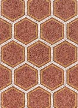 Picture of Bisazza Mosaico - Marmosaico Piazza Scala Rosso