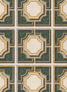 Picture of Bisazza Mosaico - Marmosaico Solferino Verde