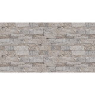 Picture of Bedrosians - Slate Stone Split Face Ledger 6 x 24 Silver Cream Travertine