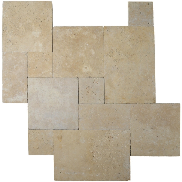 Picture of Bedrosians - Stone Pavers Mediterranean Ivory Travertine