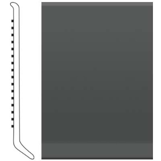 Picture of Roppe - Pinnacle Rubber Wall Base 5 1/2 (Cove Base) Black Brown