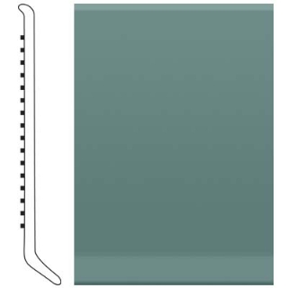 Picture of Roppe - Pinnacle Rubber Wall Base 5 1/2 (Cove Base) Hunter Green