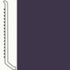 Picture of Roppe - Pinnacle Rubber Wall Base 4 (Butt Toe Base) Aubergine