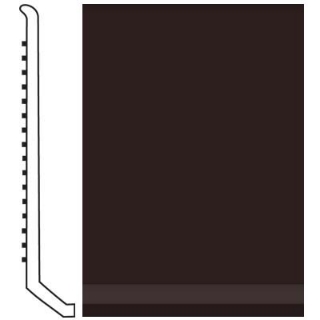 Picture of Roppe - Pinnacle Rubber Wall Base 4 (Butt Toe Base) Brown