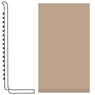 Picture of Roppe - Pinnacle Rubber Wall Base 4 (Sanitary Toe Base) Camel