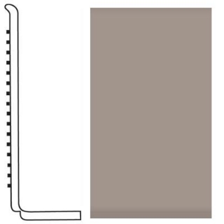 Picture of Roppe - Pinnacle Rubber Wall Base 4 (Sanitary Toe Base) Pewter
