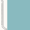 Picture of Roppe - Pinnacle Rubber Wall Base 4 (Butt Toe Base) Sea Glass