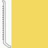 Picture of Roppe - Pinnacle Rubber Wall Base 4 (Butt Toe Base) Daffodil