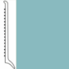 Picture of Roppe - Pinnacle Rubber Wall Base 4 (Long Toe Base) Sea Glass
