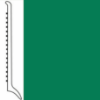 Picture of Roppe - Pinnacle Rubber Wall Base 4 (Long Toe Base) Irish Green