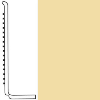Picture of Roppe - Pinnacle Rubber Wall Base 4 (Sanitary Toe Base) Buttercup