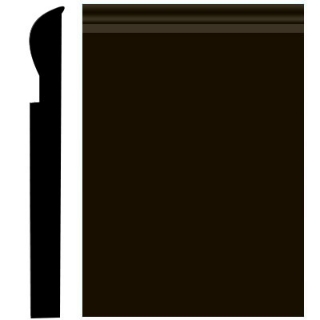 Picture of Roppe - Pinnacle Plus Wall Base 05 Contrive Black