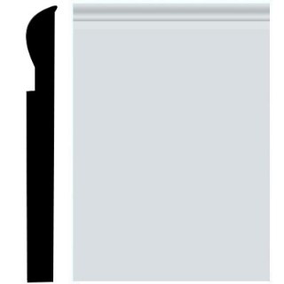 Picture of Roppe - Pinnacle Plus Wall Base 05 Contrive Iceberg