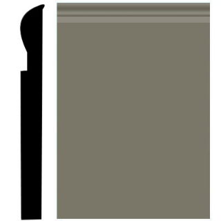 Picture of Roppe - Pinnacle Plus Wall Base 05 Contrive Lunar Dust