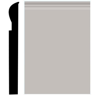 Picture of Roppe - Pinnacle Plus Wall Base 05 Contrive Smoke