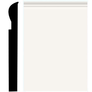 Picture of Roppe - Pinnacle Plus Wall Base 05 Contrive White