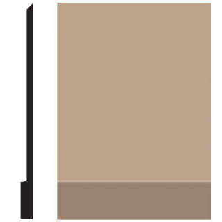 Picture of Roppe - Pinnacle Plus Wall Base 00 Simplicity Camel