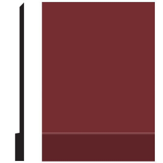 Picture of Roppe - Pinnacle Plus Wall Base 00 Simplicity Cinnabar