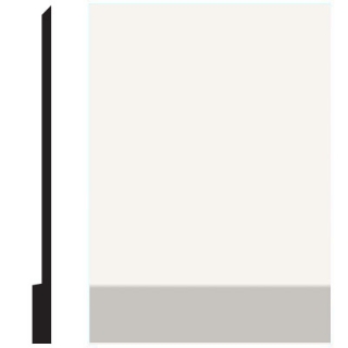 Picture of Roppe - Pinnacle Plus Wall Base 00 Simplicity White