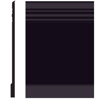 Picture of Roppe - Pinnacle Plus Wall Base 10 Serenity Black