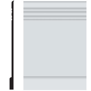 Picture of Roppe - Pinnacle Plus Wall Base 15 Impulse Iceberg