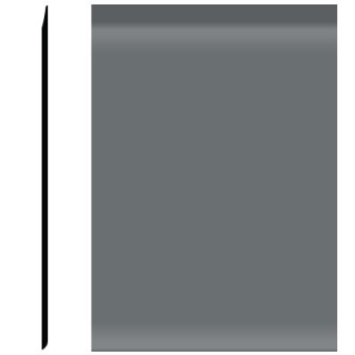 Picture of Roppe - Pinnacle Plus Wall Base 35 Sleek Charcoal