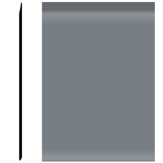 Picture of Roppe - Pinnacle Plus Wall Base 35 Sleek Dark Gray