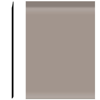 Picture of Roppe - Pinnacle Plus Wall Base 35 Sleek Pewter