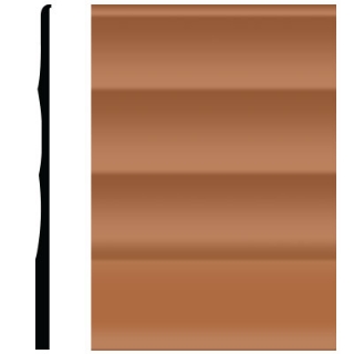 Picture of Roppe - Pinnacle Plus Wall Base 50 Impressions Brick