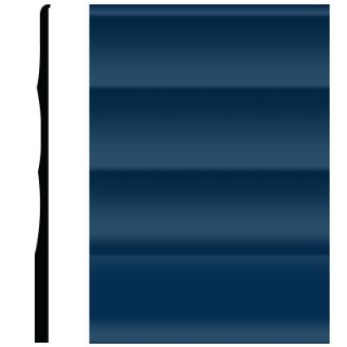 Picture of Roppe - Pinnacle Plus Wall Base 50 Impressions Deep Navy