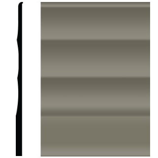 Picture of Roppe - Pinnacle Plus Wall Base 50 Impressions Lunar Dust