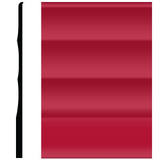 Picture of Roppe - Pinnacle Plus Wall Base 50 Impressions Red