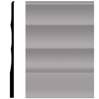 Picture of Roppe - Pinnacle Plus Wall Base 50 Impressions Slate