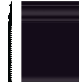 Picture of Roppe - Pinnacle Plus Wall Base 55 Nobility Black