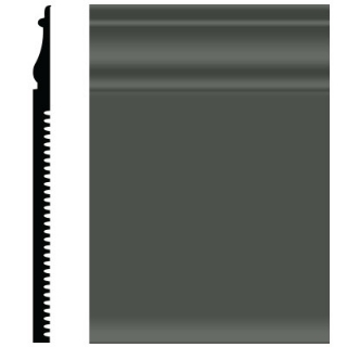 Picture of Roppe - Pinnacle Plus Wall Base 55 Nobility Black Brown