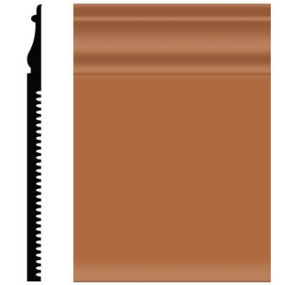 Picture of Roppe - Pinnacle Plus Wall Base 55 Nobility Brick