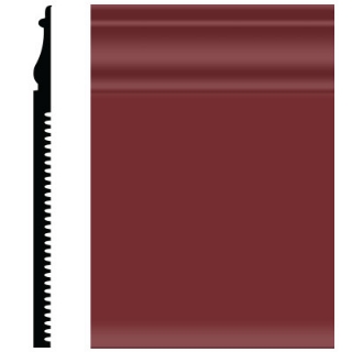 Picture of Roppe - Pinnacle Plus Wall Base 55 Nobility Cinnabar