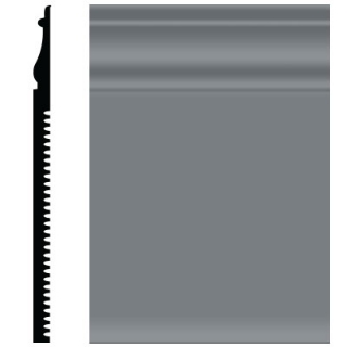 Picture of Roppe - Pinnacle Plus Wall Base 55 Nobility Dark Gray