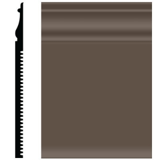 Picture of Roppe - Pinnacle Plus Wall Base 55 Nobility Light Brown